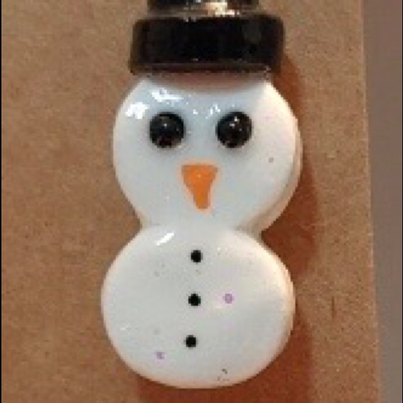 Snowman Earrings - Picture 4 of 4